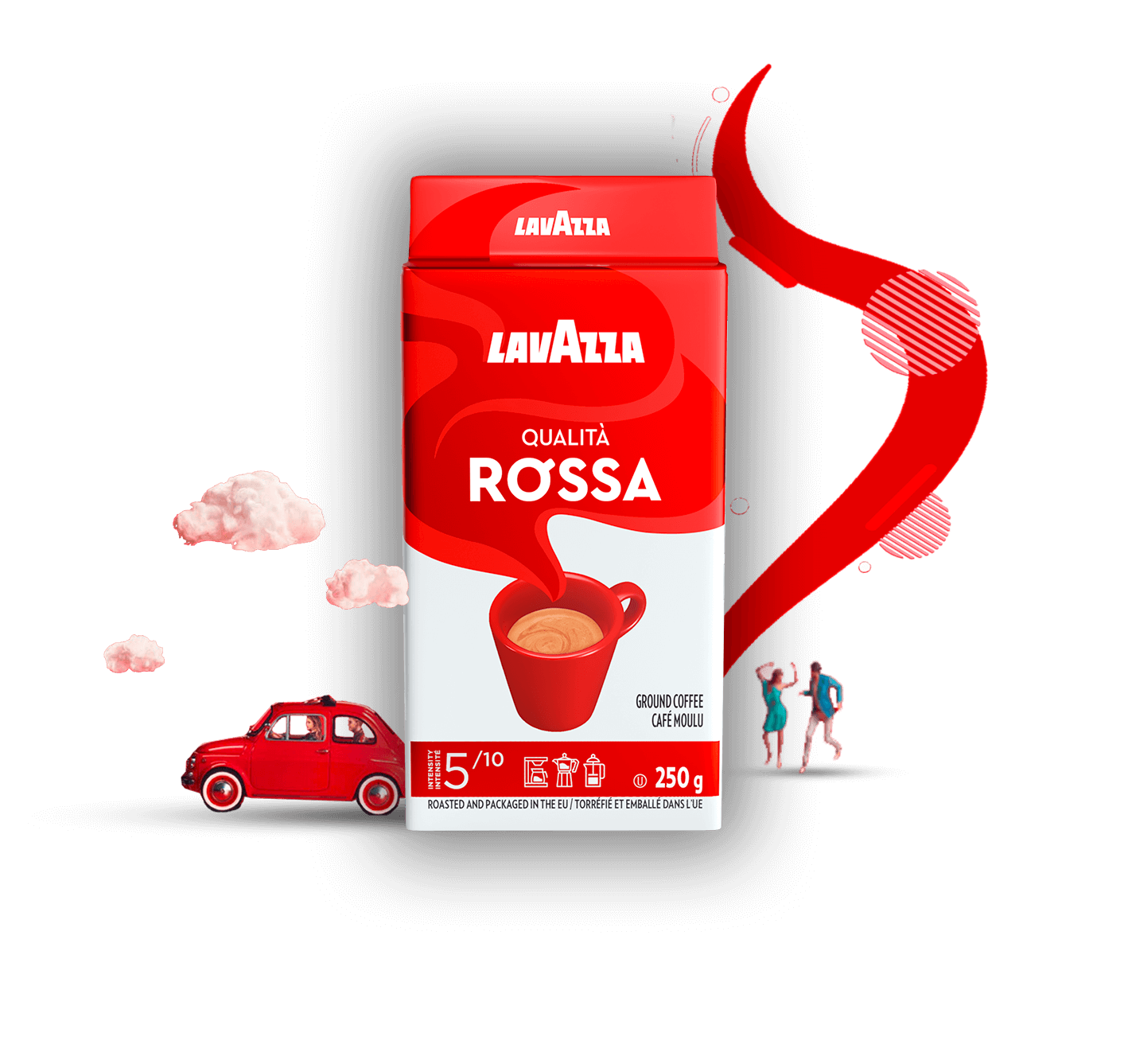 Café moulu Qualità Rossa