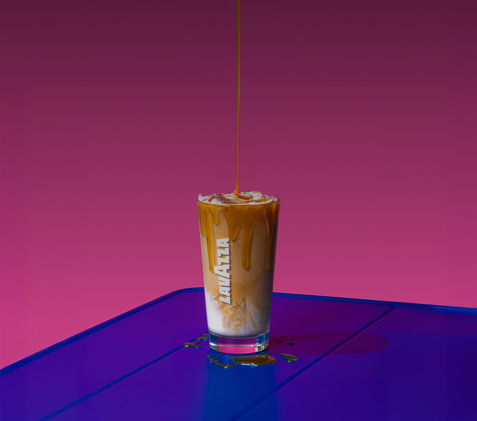 iced caramel latte